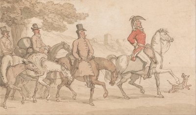 Las aventuras militares de Johnny Newcome de Thomas Rowlandson